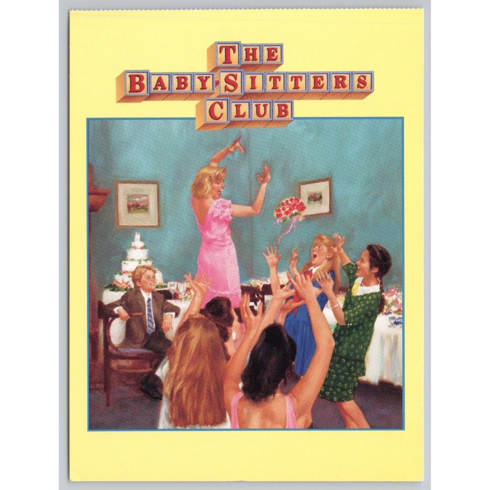 Vintage 1991 The Babysitters Club Postcard Mary Anne Great Romance 30 Scholastic